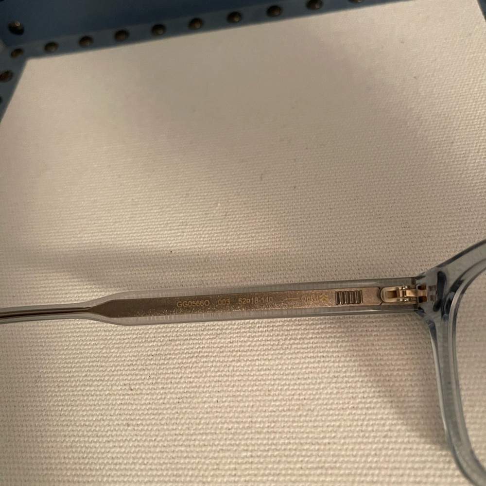 Gucci Women's Transparent Frame Glasses - Picture 11 of 14
